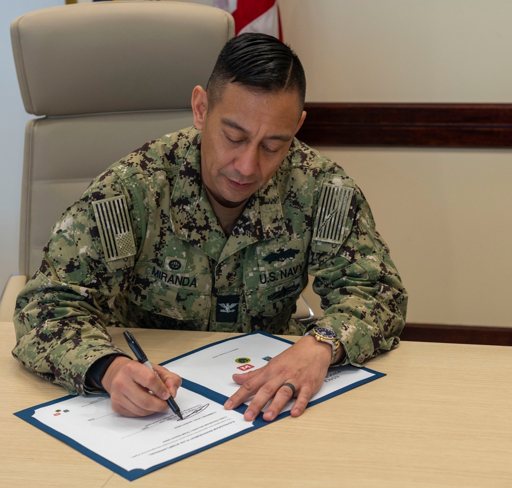 NAVFAC EURAFCENT, USACE Middle East District Sign 4th Iteration of MILCON Program Management Plan