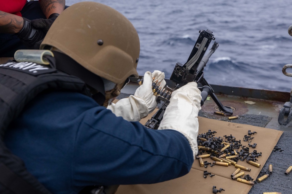 USS Preble (DDG 88) Live-Fire Weapons Exercise