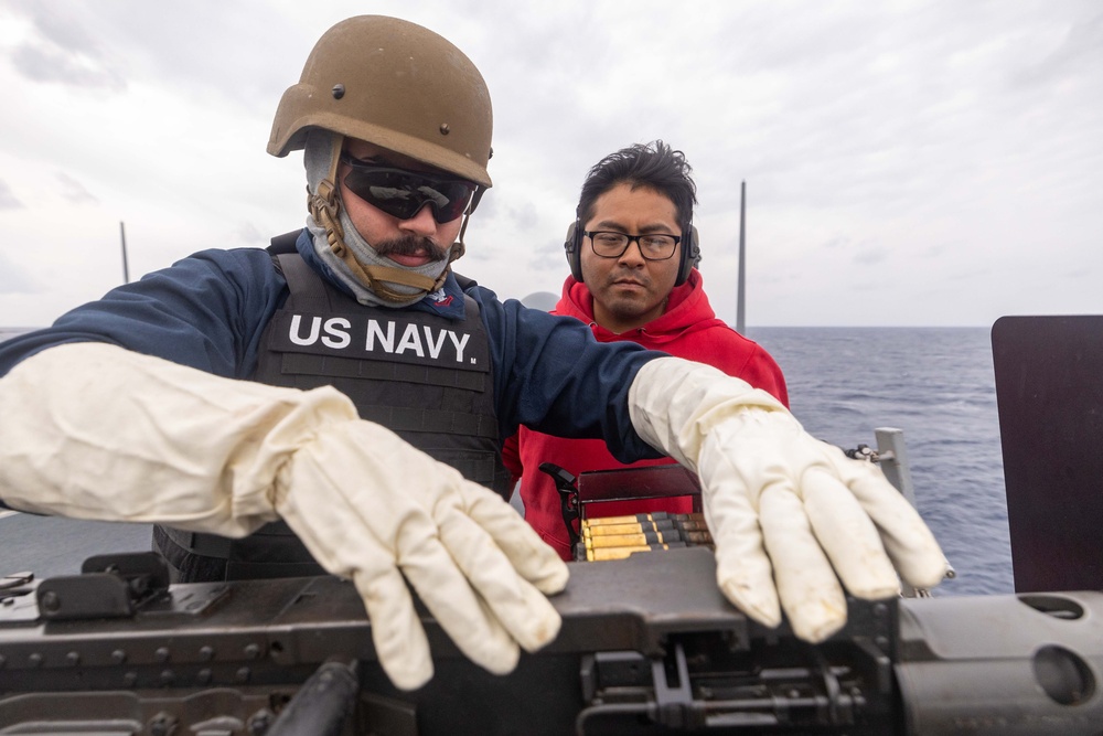 USS Preble (DDG 88) Live-Fire Weapons Exercise