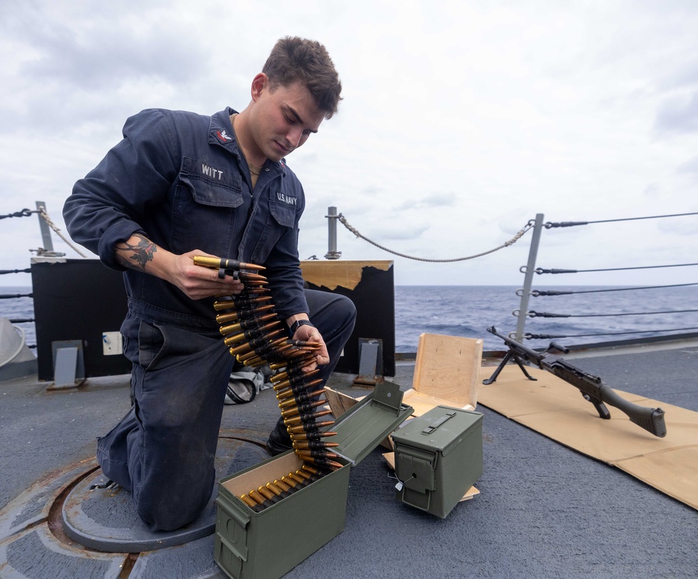 USS Preble (DDG 88) Live-Fire Weapons Exercise