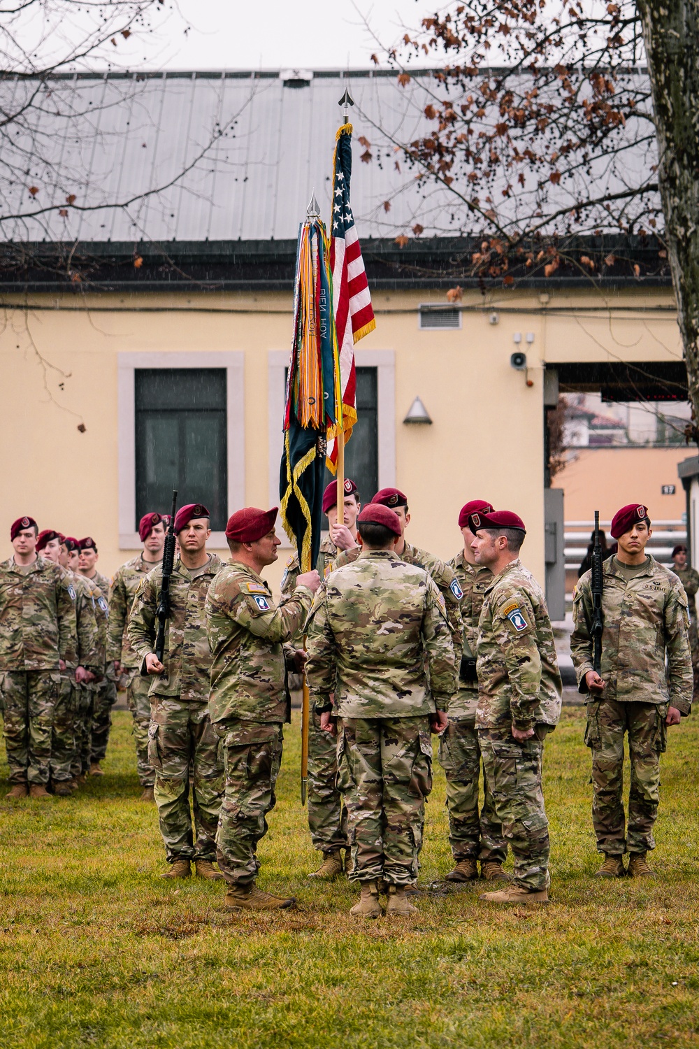 Command Sgt. Maj. Trevor O. Petsch Assumes Leadership of 1-503 Infantry Battalion