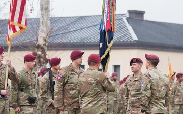 Command Sgt. Maj. Trevor O. Petsch Assumes Leadership of 173rd Airborne Brigade