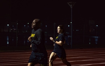 Charlie Battery, 1-57 ADAR Physical Training with 52D ADA Command Team