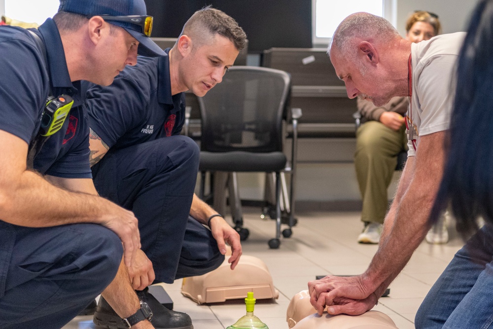 NSA Souda Bay CPR and AED Certification Course