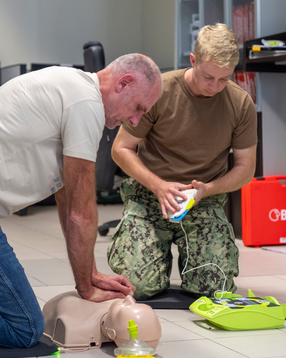 NSA Souda Bay CPR and AED Certification Course