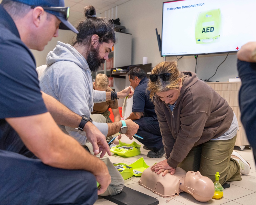 NSA Souda Bay CPR and AED Certification Course