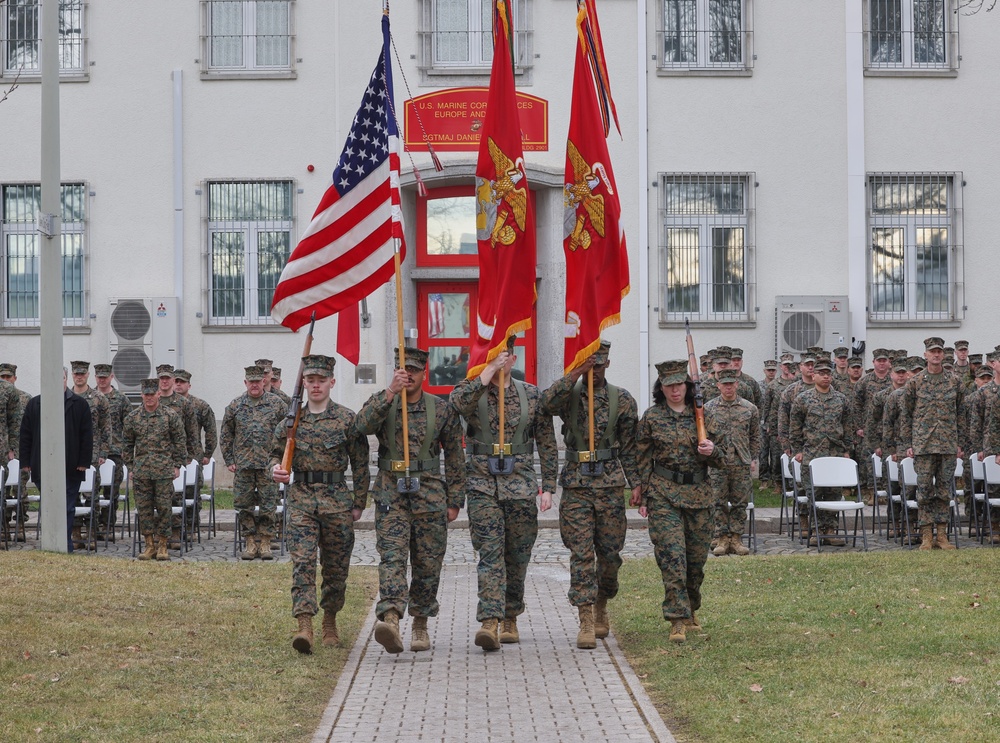 MARFOREUR/AF Headquarters Commandant Assumption of Command Ceremony