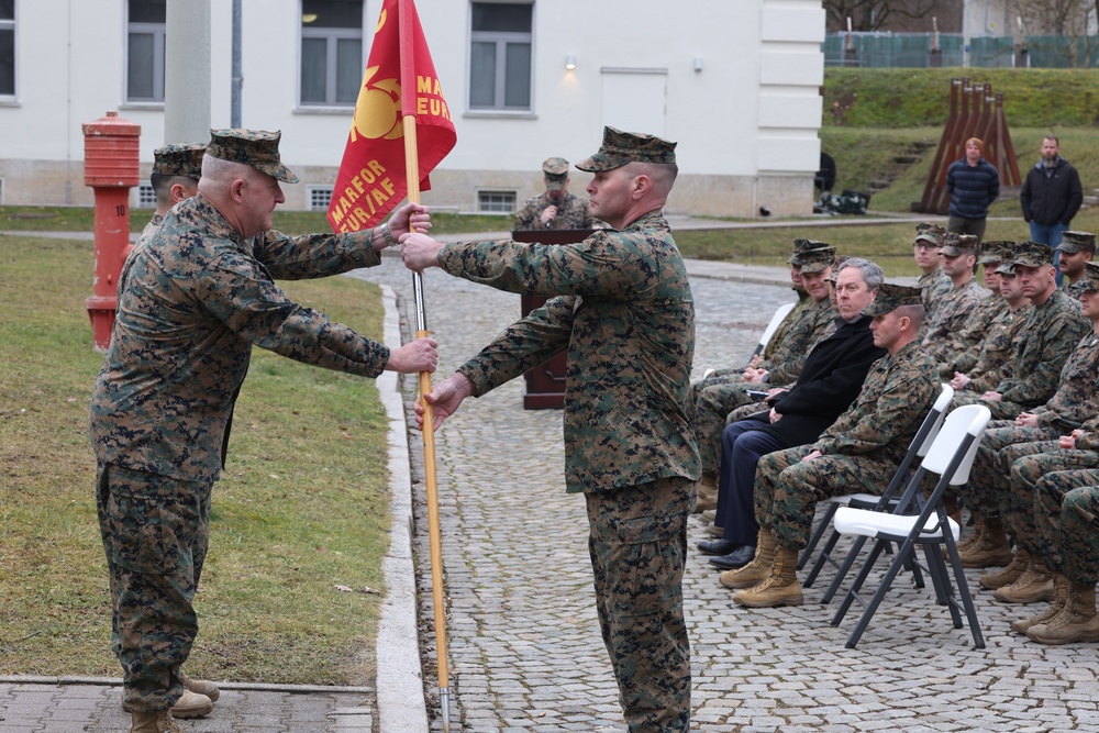 MARFOREUR/AF Headquarters Commandant Assumption of Command Ceremony