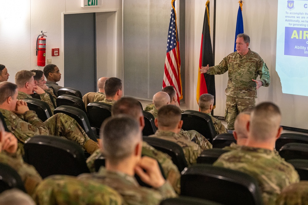 USAFE-AFAFRICA leadership addresses Mission Support and Maintenance Strategy Conference