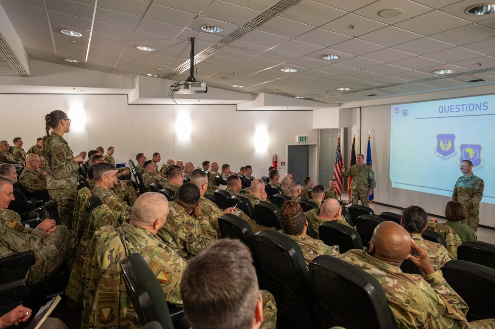 USAFE-AFAFRICA leadership addresses Mission Support and Maintenance Strategy Conference