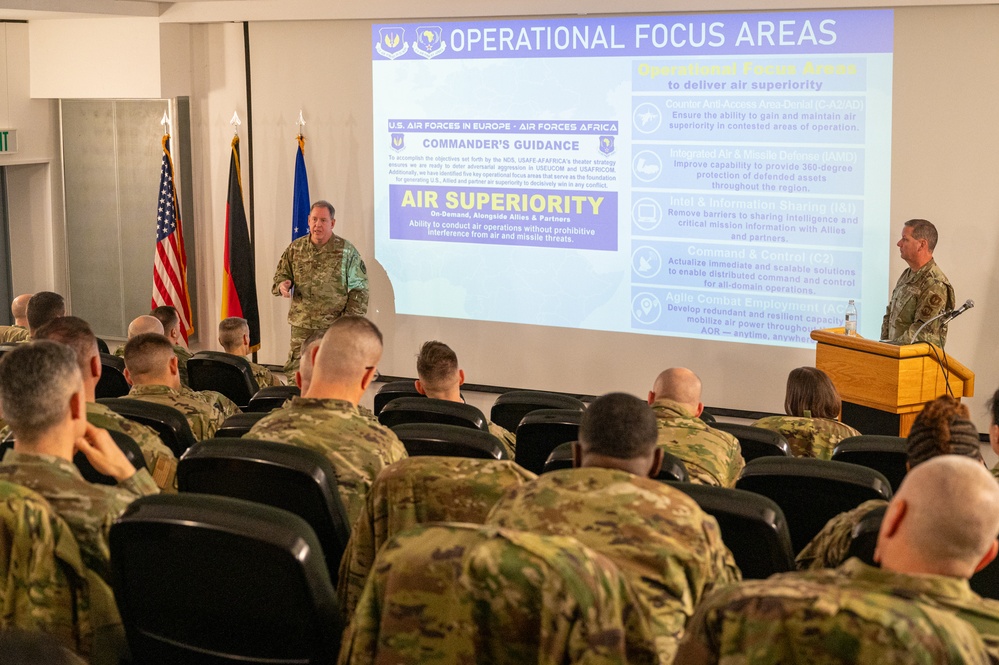 USAFE-AFAFRICA leadership addresses Mission Support and Maintenance Strategy Conference