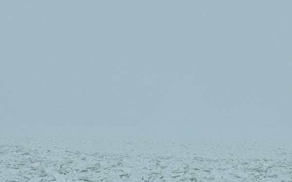 U.S. Coast Guard underway to assist motor vessel beset by ice Lake Erie