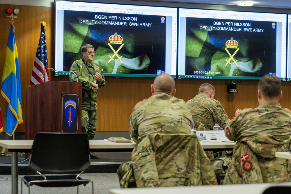 US Army Europe and Africa hosts second Nordic NATO Staff Talks