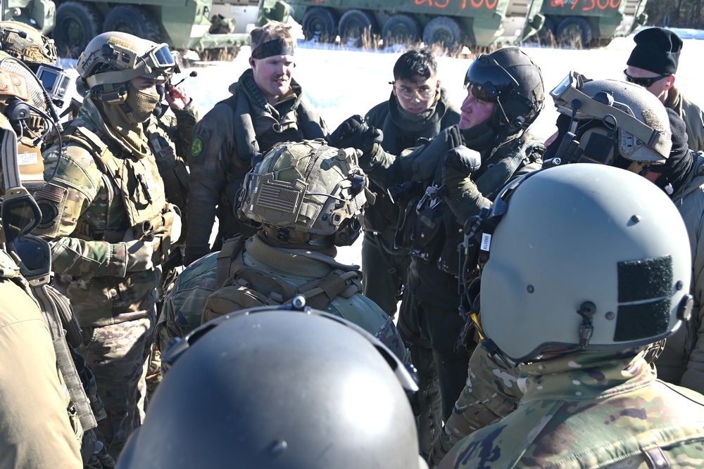 Marines, Air Force move Stryker vehicles to Fort Indiantown Gap impact area