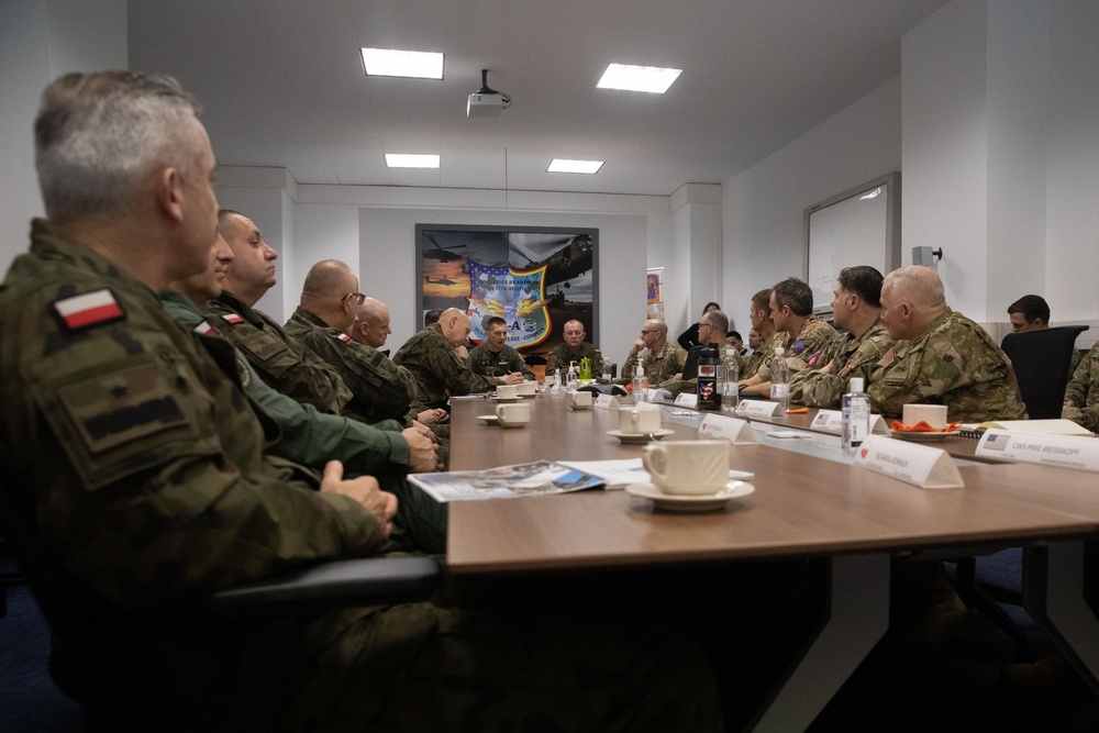 12th CAB hosts the second Polish Apache Initiative summit at USAG Ansbach