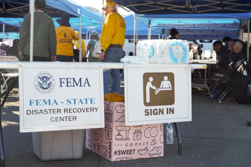 Disaster Recovery Center in Pasadena, California