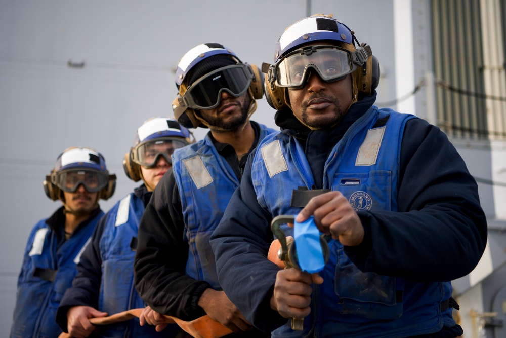 Sailor Participate In a Firefighting Drill