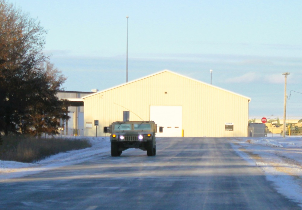 January 2025 training operations at Fort McCoy