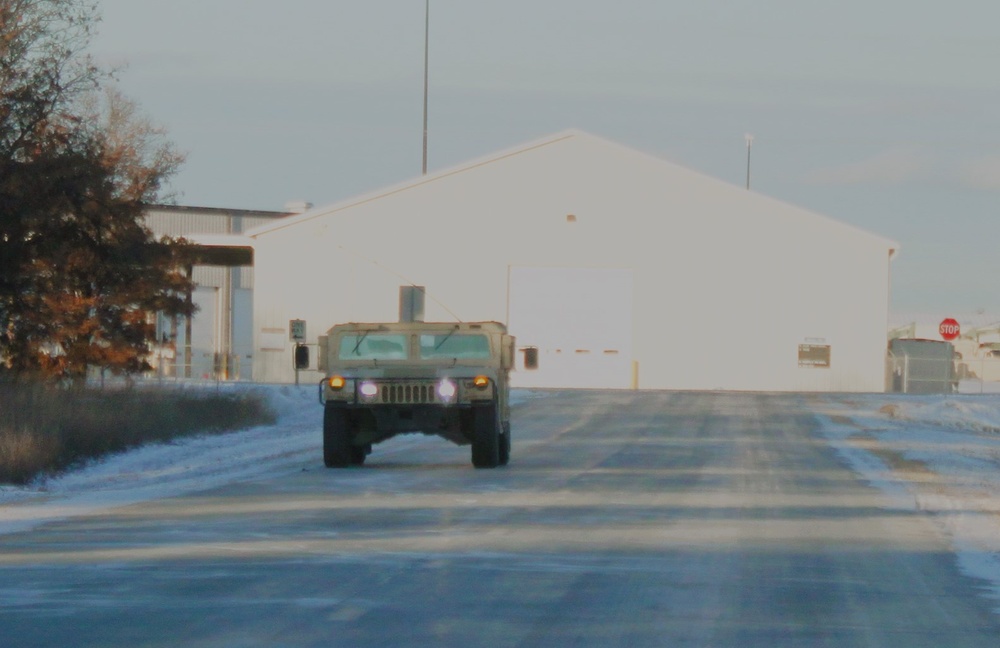 January 2025 training operations at Fort McCoy