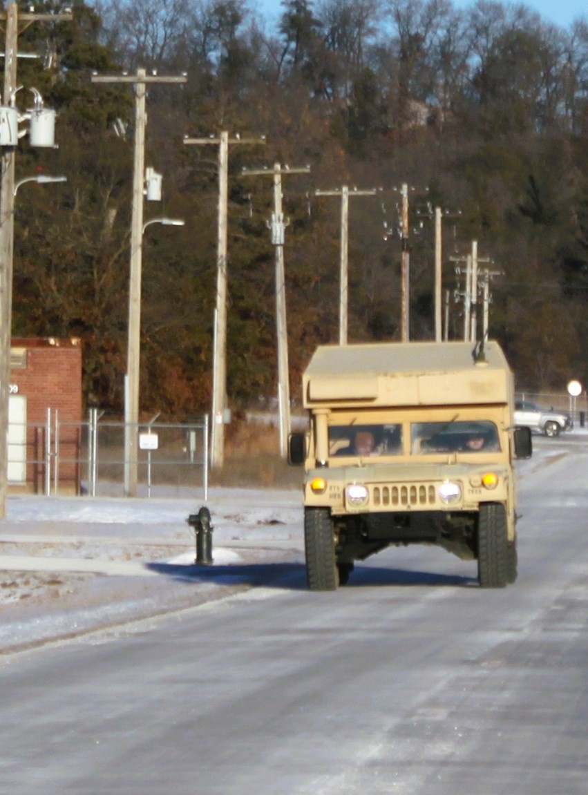 January 2025 training operations at Fort McCoy