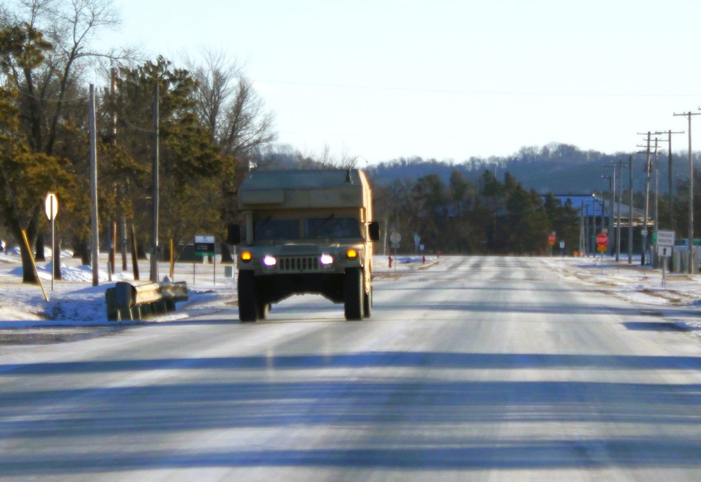 January 2025 training operations at Fort McCoy