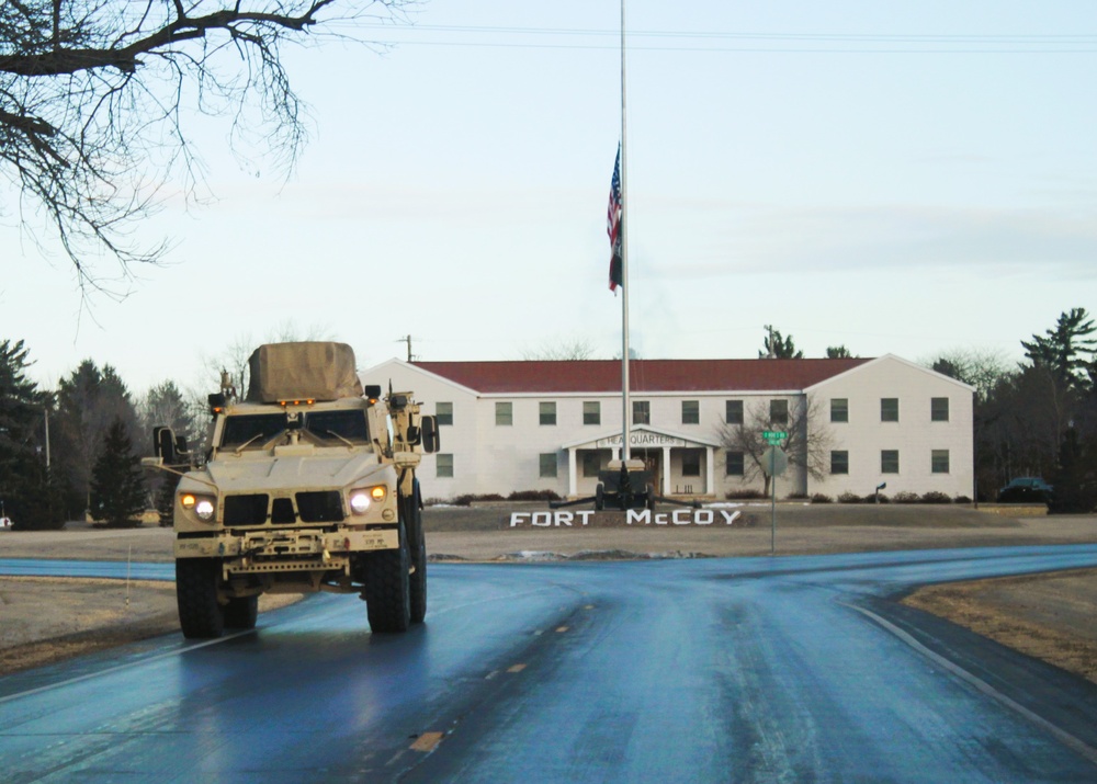 January 2025 training operations at Fort McCoy