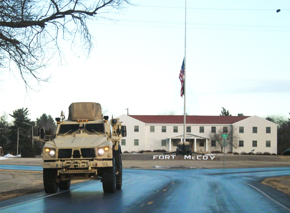 January 2025 training operations at Fort McCoy