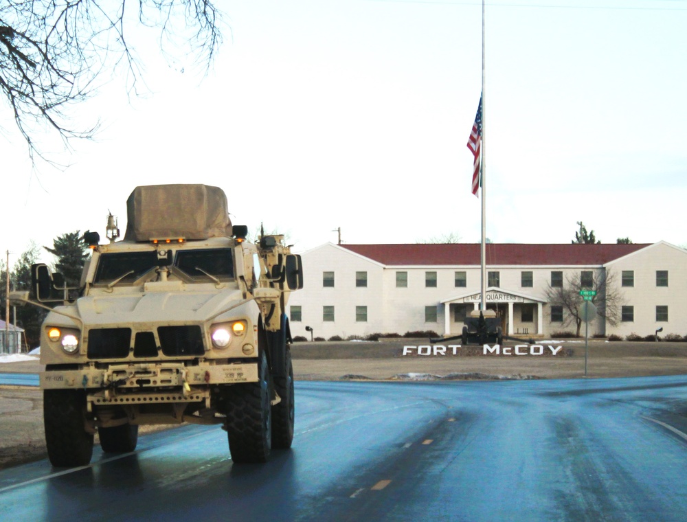 January 2025 training operations at Fort McCoy