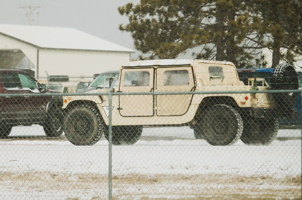 January 2025 training operations at Fort McCoy