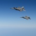 Navy F/A-18 Super Hornets conduct operations over the Red Sea
