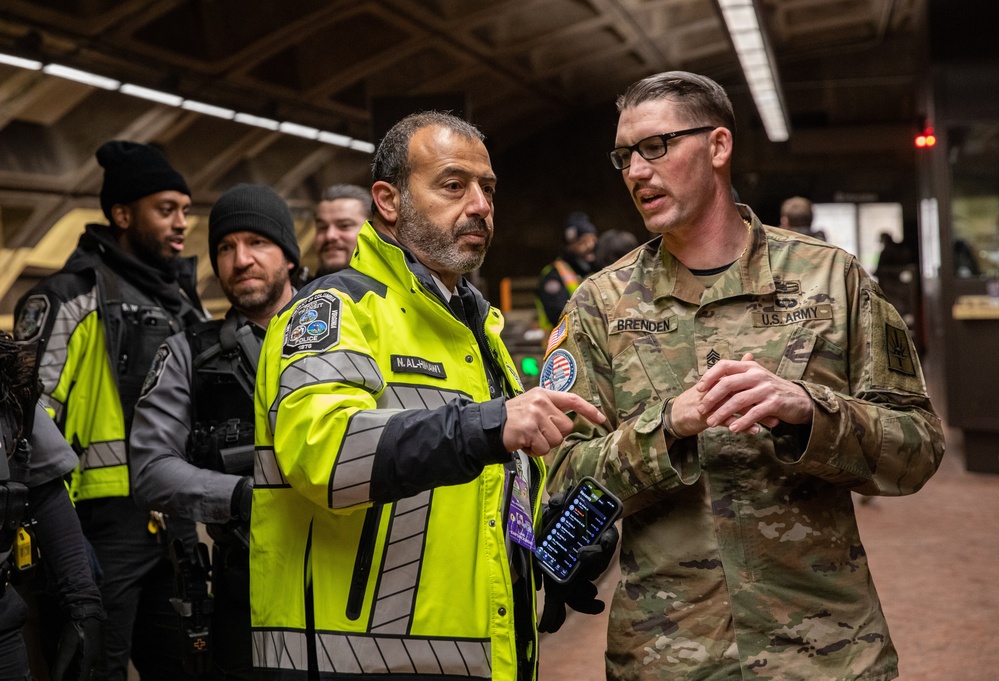 New York National Guard Soldiers, Airmen help secure presidential inauguration