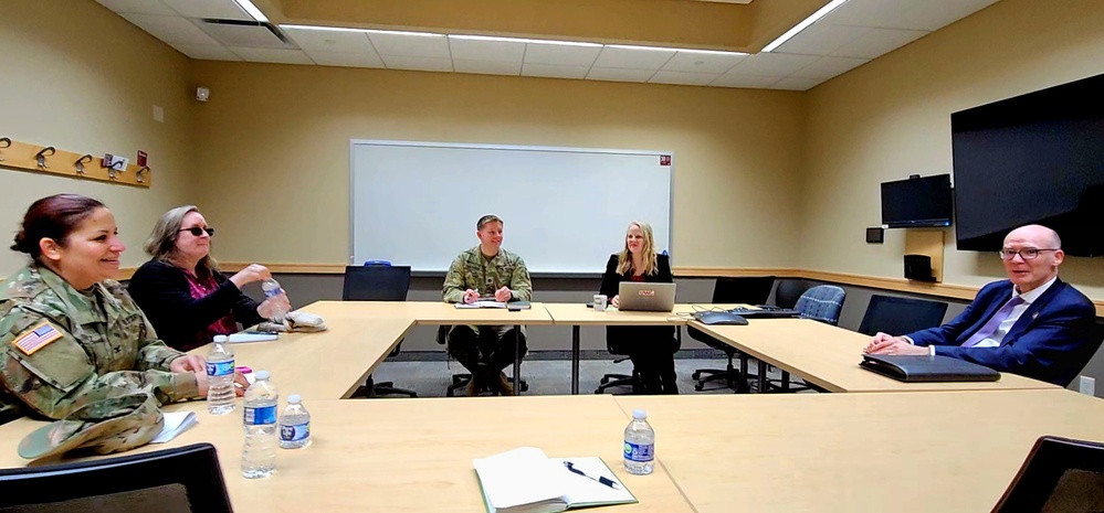 Fort McCoy Garrison commander visits University of Wisconsin-La Crosse chancellor