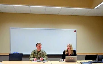 Fort McCoy Garrison commander visits University of Wisconsin-La Crosse chancellor