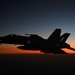 Navy F/A-18 Super Hornets conduct operations over the Red Sea
