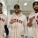 The Houston Astros visit the Armed Forces Reserve Center