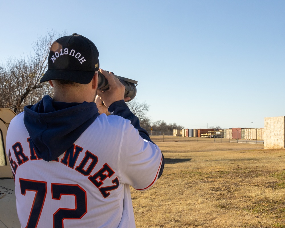 The Houston Astros visit the Armed Forces Reserve Center