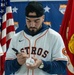 The Houston Astros visit the Armed Forces Reserve Center