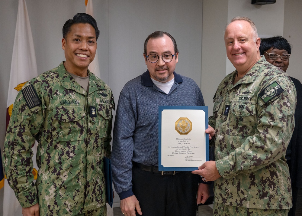 Bureau of Medicine and Surgery Headquarters Command Awards Ceremony