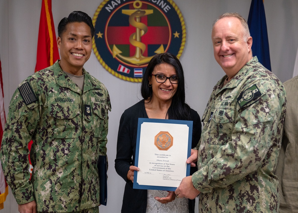 Bureau of Medicine and Surgery Headquarters Command Awards Ceremony