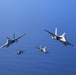 VX-30 and VX-31 Aircraft Fly Over Point Mugu Sea Range