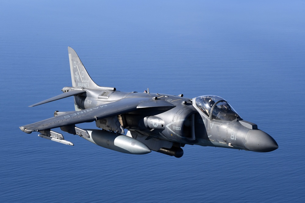 VX-30 and VX-31 Aircraft Fly Over Point Mugu Sea Range