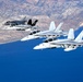 VX-30 and VX-31 Aircraft Fly Over Point Mugu Sea Range