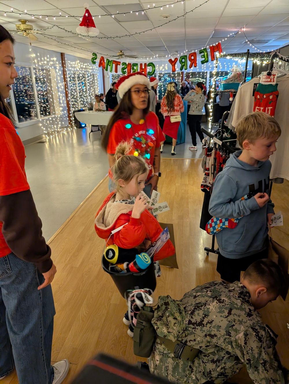 Parks Reserve Forces Training Area Hosts 2nd Annual Kids Market, Spreading Holiday Cheer to Families.