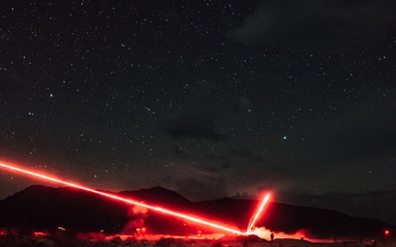 Marines with 2/7 conduct Range 410A at night during ITX 1-25