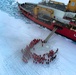 USCGC Polar Star (WAGB 10) holds ice liberty in McMurdo Sound during Operation Deep Freeze