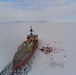 USCGC Polar Star (WAGB 10) holds ice liberty in McMurdo Sound during Operation Deep Freeze