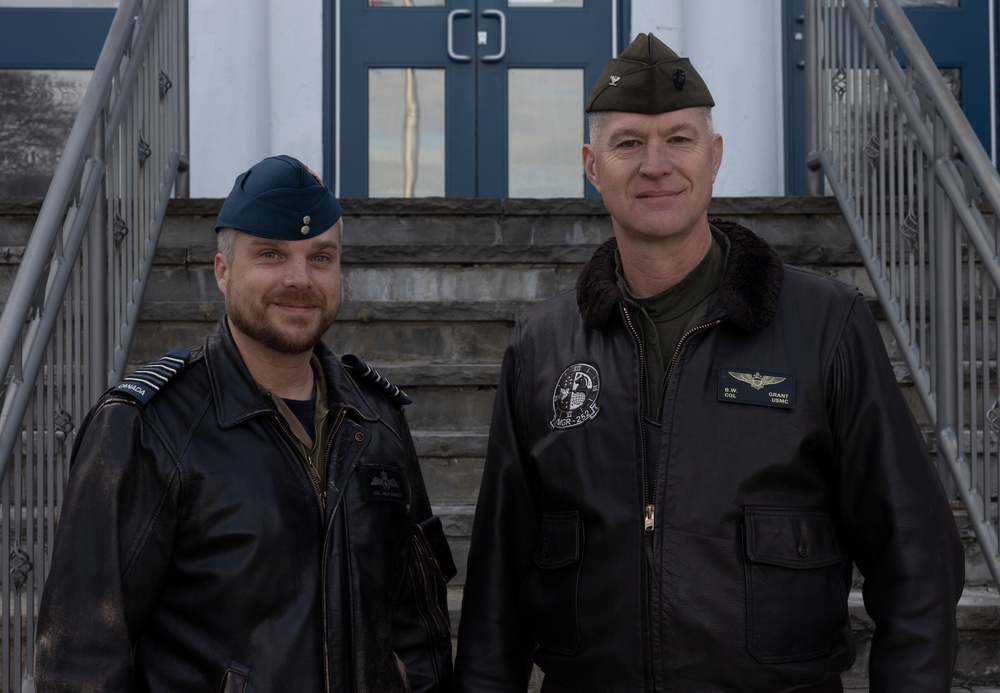 U.S. Marines with VMGR-252 participate in cold-weather training alongside the Royal Canadian Air Force