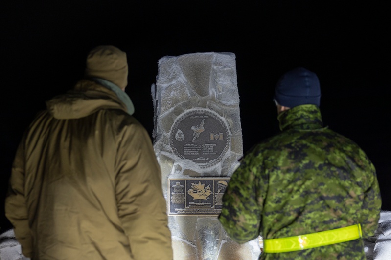 U.S. Marines with VMGR-252 participate in cold-weather training alongside the Royal Canadian Air Force