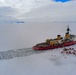 USCGC Polar Star (WAGB 10) holds ice liberty in McMurdo Sound during Operation Deep Freeze