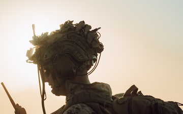 Marines with 1/7 conduct platoon attacks at Range 410A during ITX 1-25